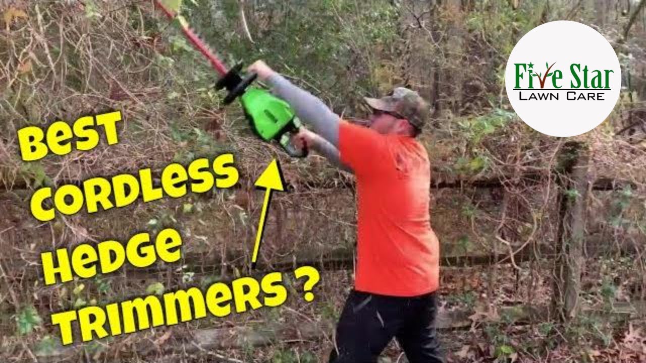 Best Cordless Hedge Trimmers 2023 -- Greenworks Pro 80v Cordless Hedge Trimmers [VERY POWERFUL!]
