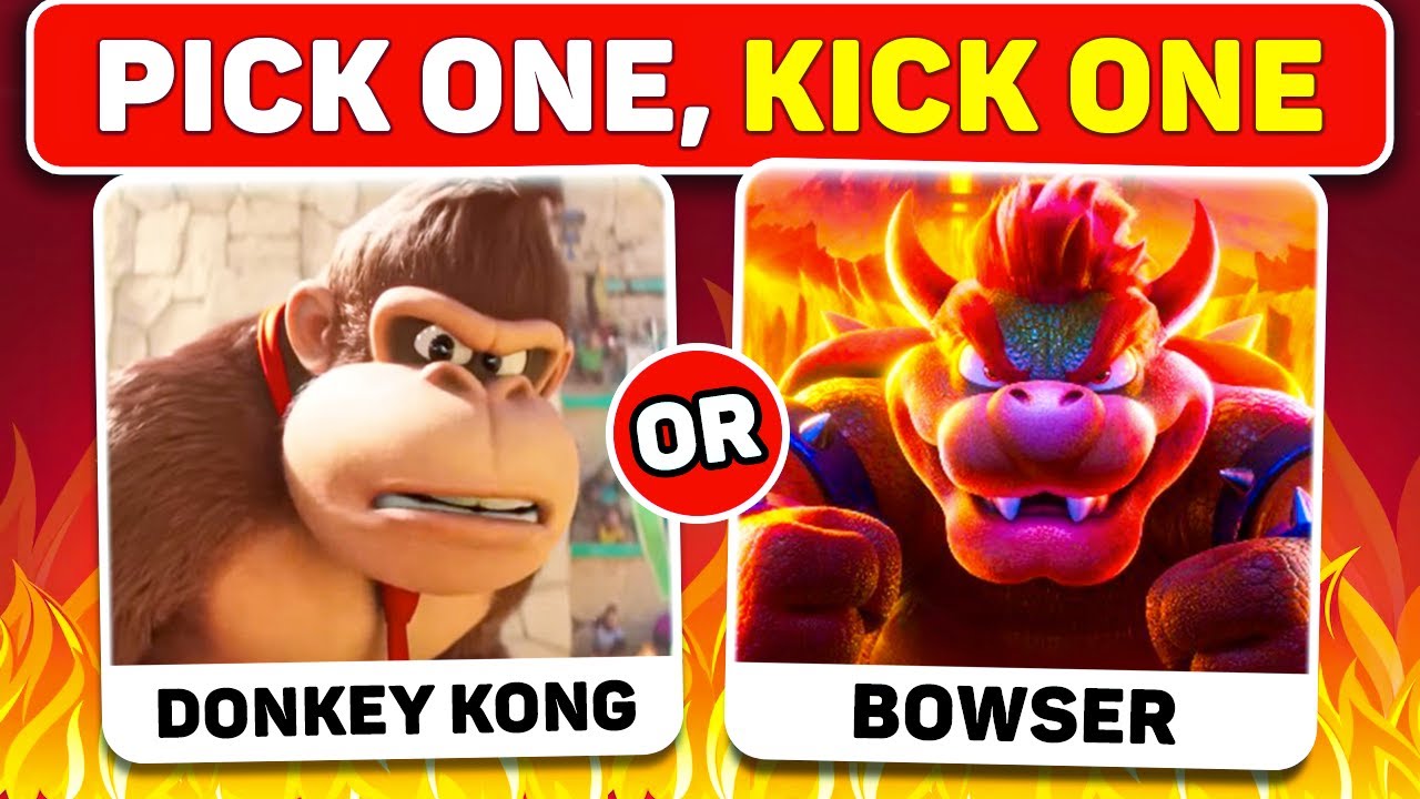 Pick One, Kick One - Super Mario Bros Edition!🍄🍄