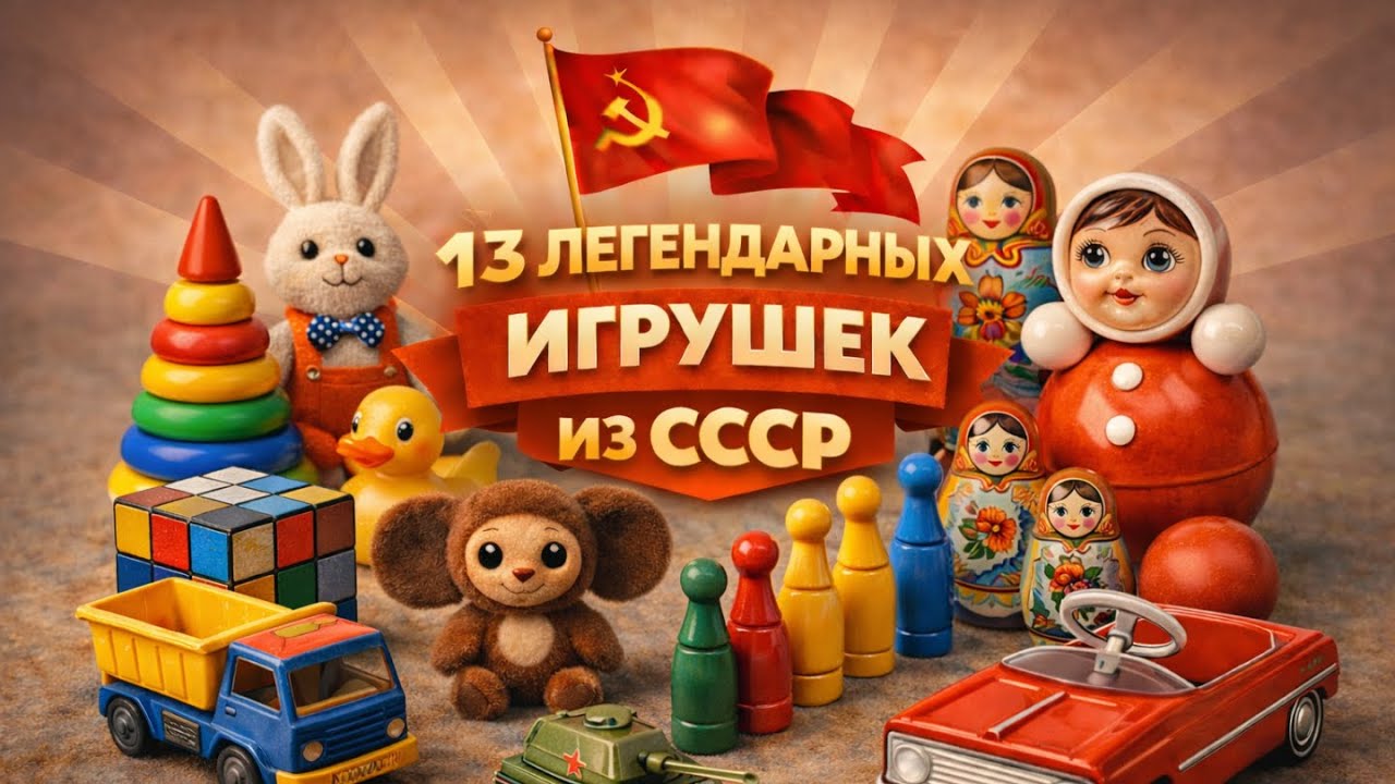 13 ИГРУШЕК СССР, которые были мечтой каждого советского ребёнка. А ВЫ ПОМНИТЕ ИХ ВСЕ?