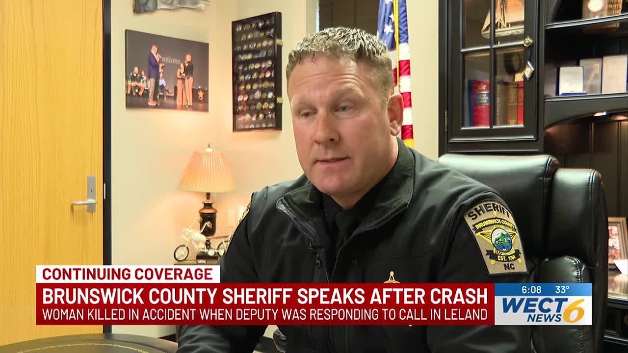 Brunswick County Sheriff speaks out after deadly collision on US 17 involving deputy