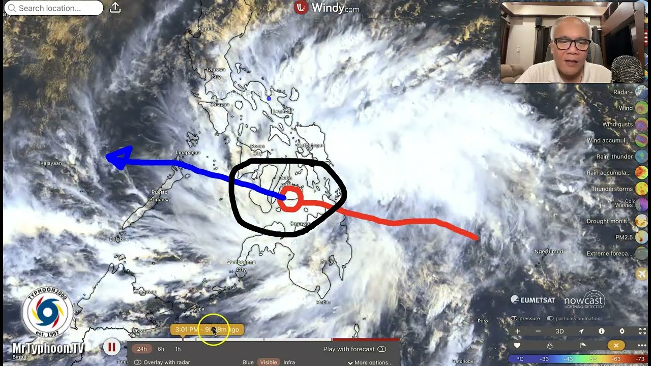 Update sa BAGYONG VERBENA - Lunes ng Gabi, 11/24/25 (Tagalog Ver)