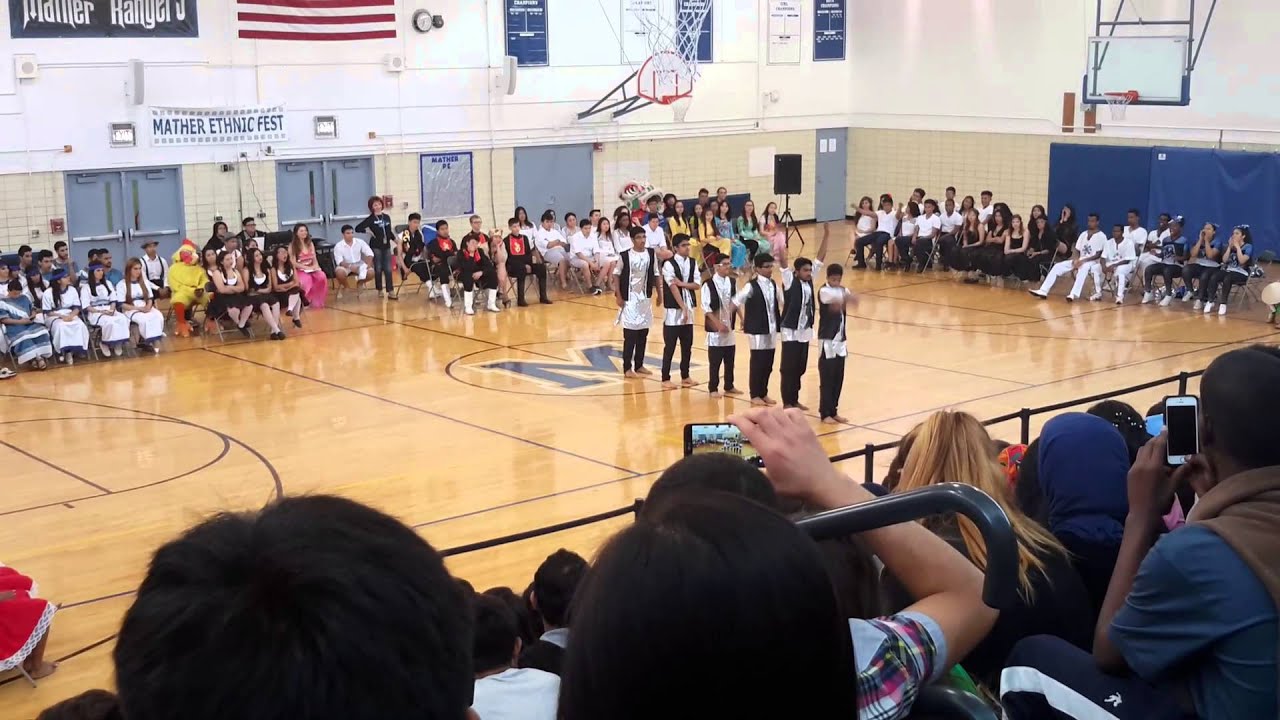 Mather High School Ethnic Fest 2015 Indian club