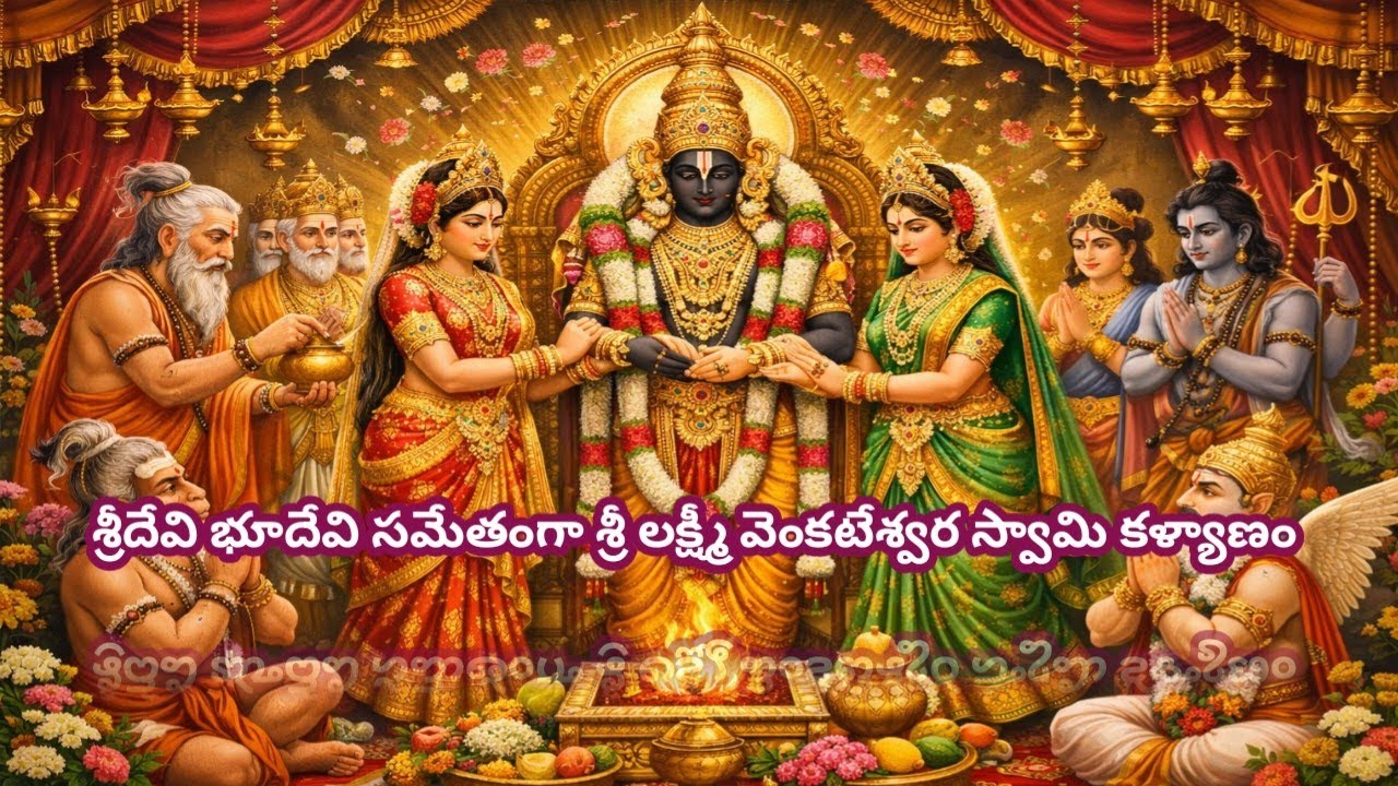శ్రీ లక్ష్మీ వెంకటేశ్వర స్వామి శ్రీదేవి భూదేవి సమేత కళ్యాణం|Lord Balaji| Lord Venkateswara 