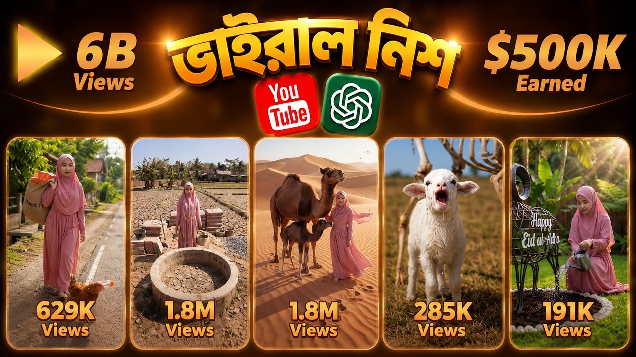 Viral Niches That Got 6B+ Views | AI YouTube Income Strategy 2026