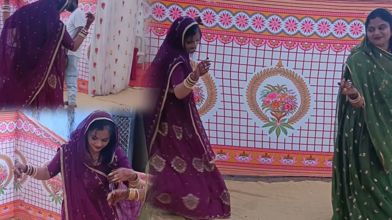 કચ્છી મટકી રાસ રમ્યા.. બોવ જ મજા આવી 🥳💍🤗 #dhol #ras #kachchhi #garba #darbar #wedding #titodo 