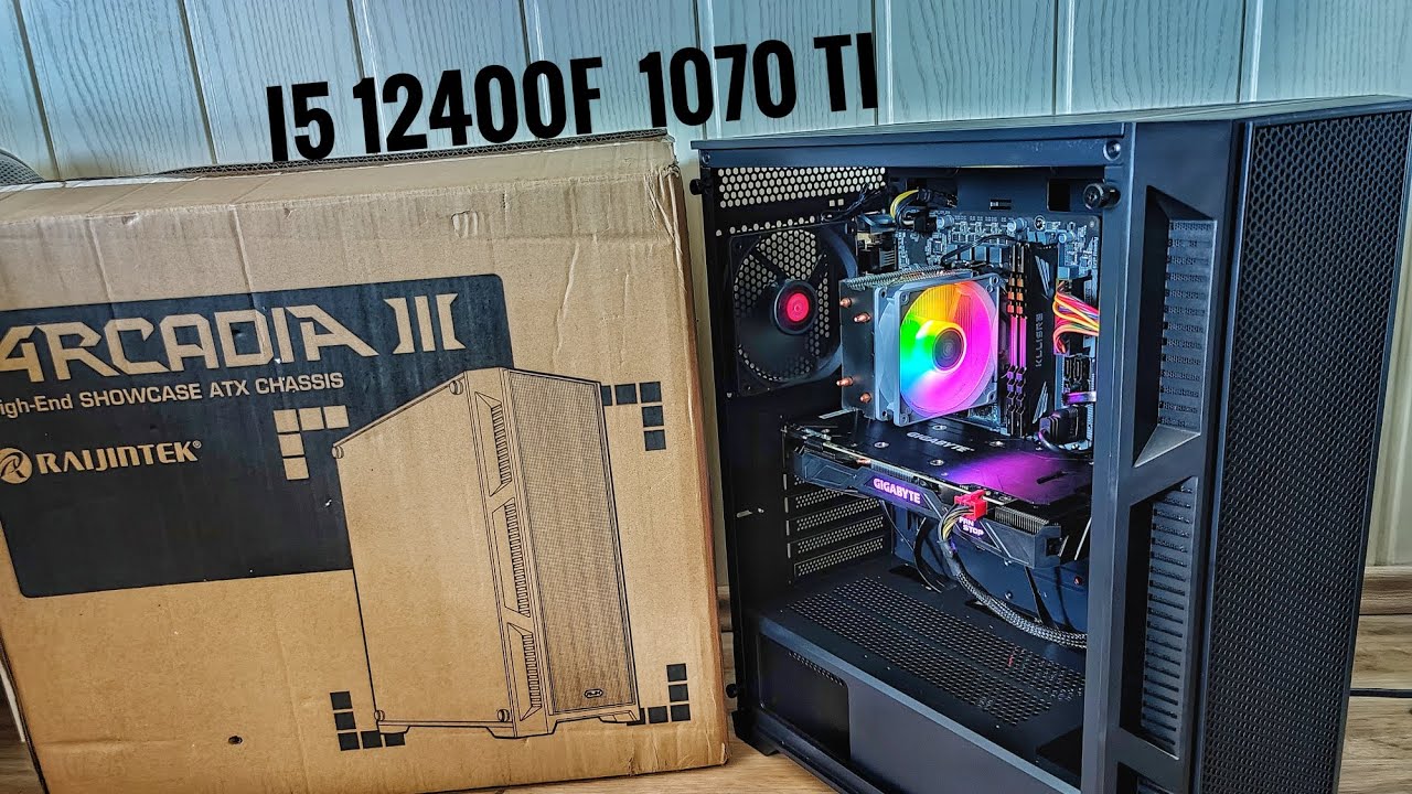 компьютер с i5 12400f, 1070 TI, 16 gb ddr4 и ТЕСТЫ