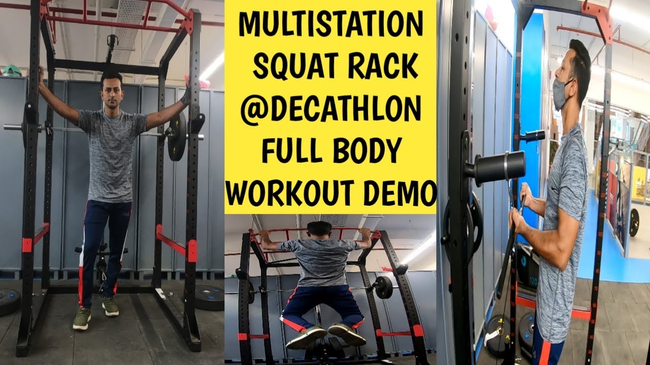 DECATHLON SQUAT RACK 900 REVIEW AND DEMO | DECATHLON sports store Atria Mall | Squat Rack