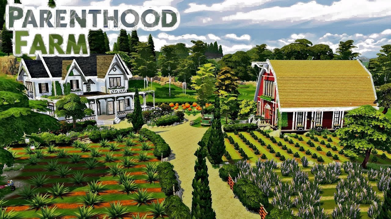 The Sims 4 - PARENTHOOD FARM | Speed Build