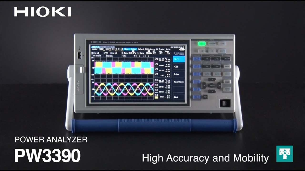 Hioki PW3390 Power Analyzer: Delivering High Accuracy and Mobility in One Single Device