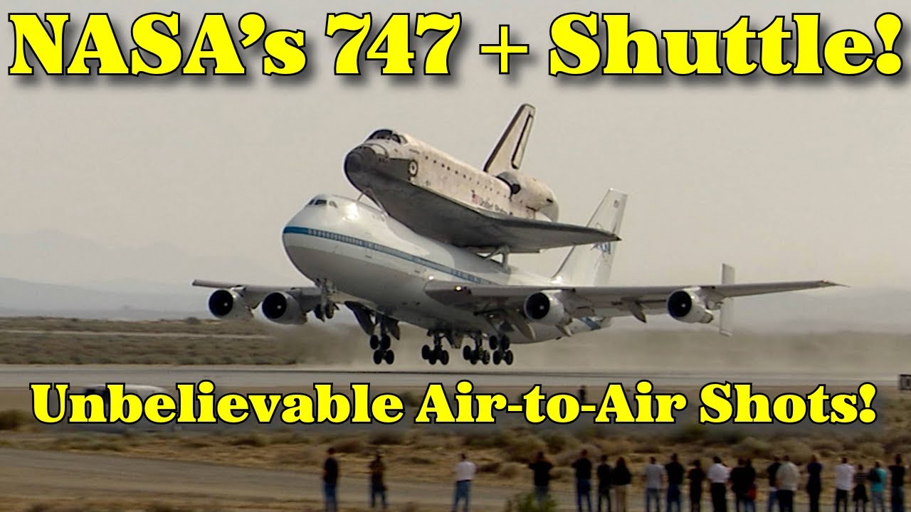 Incredible Takeoff & Air-to-Air Footage of NASA's Shuttle Carrier Aircraft #aviation