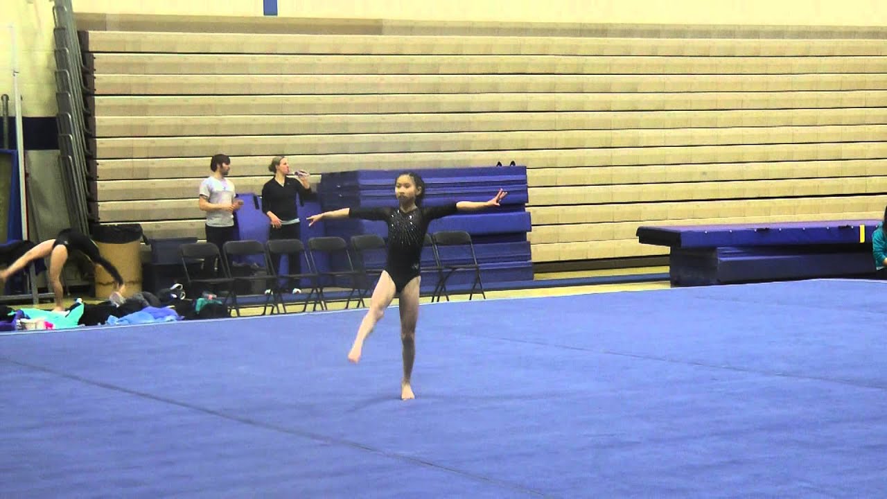 Jocelyn's new level 5 floor routine at 2013 state