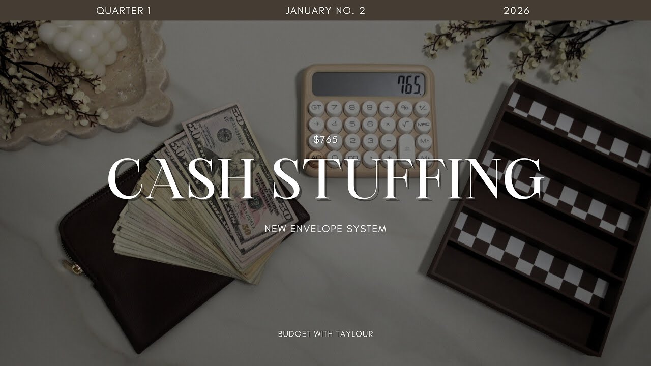 Cash Stuffing $765 | Second January Paycheck | New Envelope System (Realistic & Imperfect)