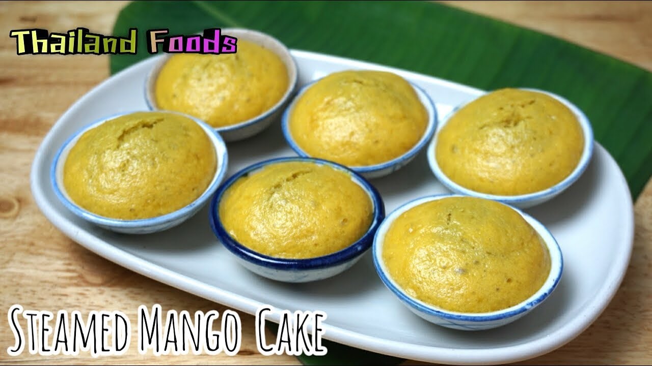 Thai Dessert | Steamed Mango Cake