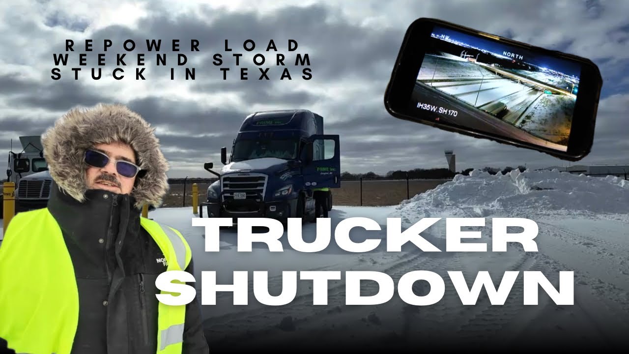 Trucker SHUTDOWN During Texas' Winter Storm Weekend