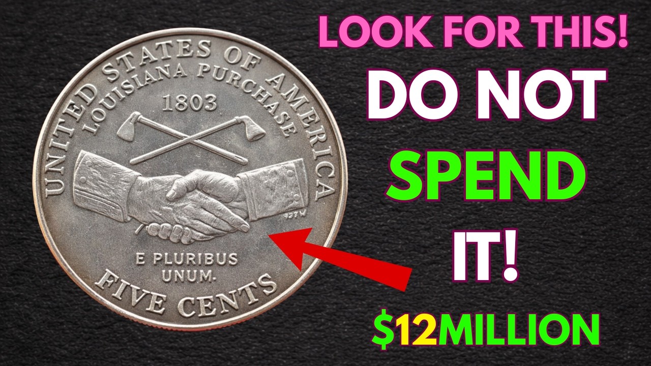 2004-P Louisiana Purchase Jefferson Nickel Five Cents Coin | Historic USA Pocket Change Treasure!