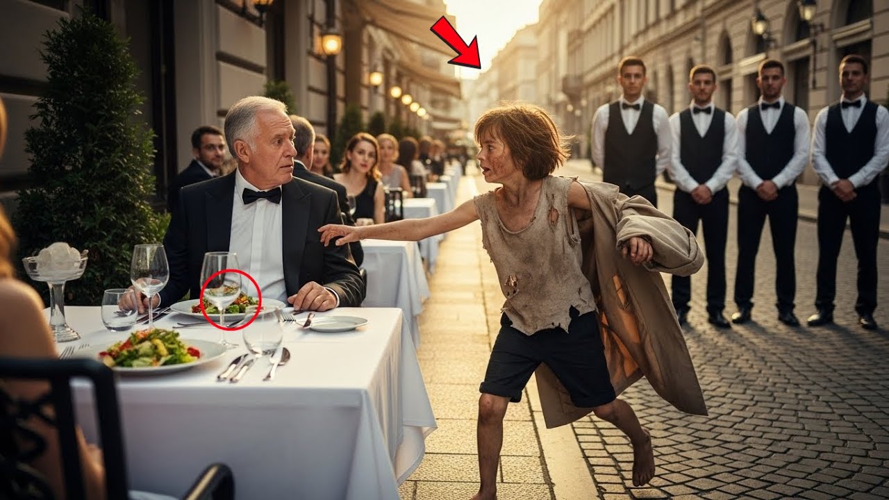 Don’t Eat That!” Beggar Girl Warns Billionaire — What He Discovers Shocks Everyone