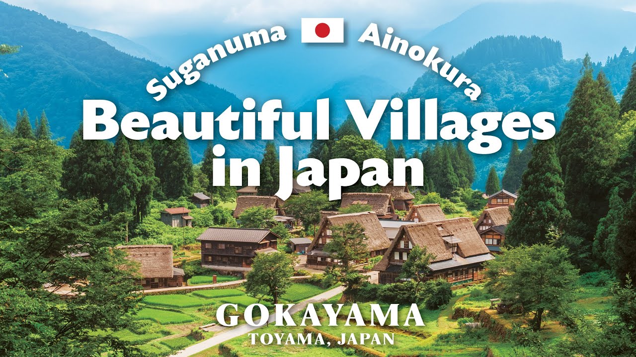 Gokayama | Japan Beautiful villages | Suganuma & Ainokura village 🌻 Toyama Japan Travel vlog