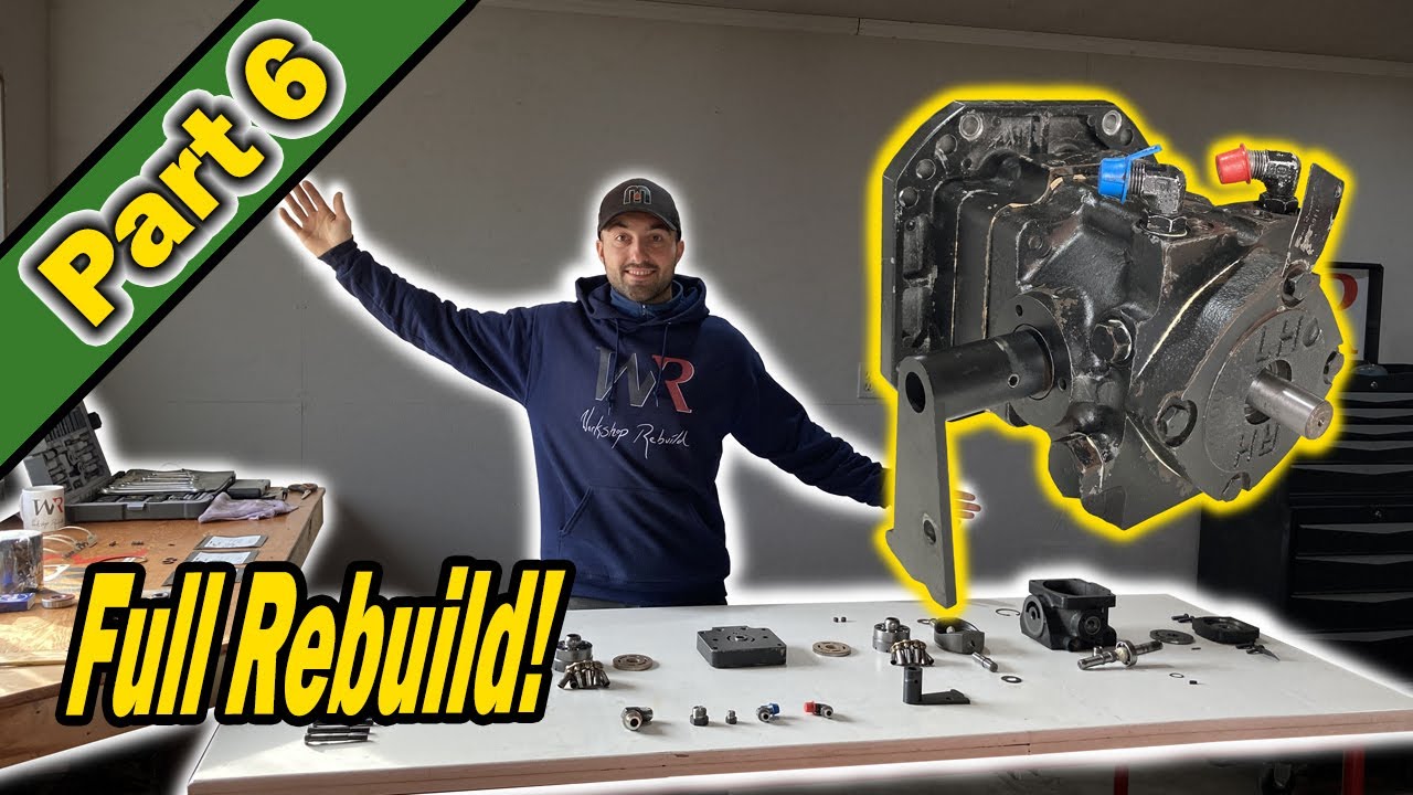 John Deere 400 Hydraulic Motor Rebuild | Sundstrand Series 15 Model 90 Inline Hydraulic Motor