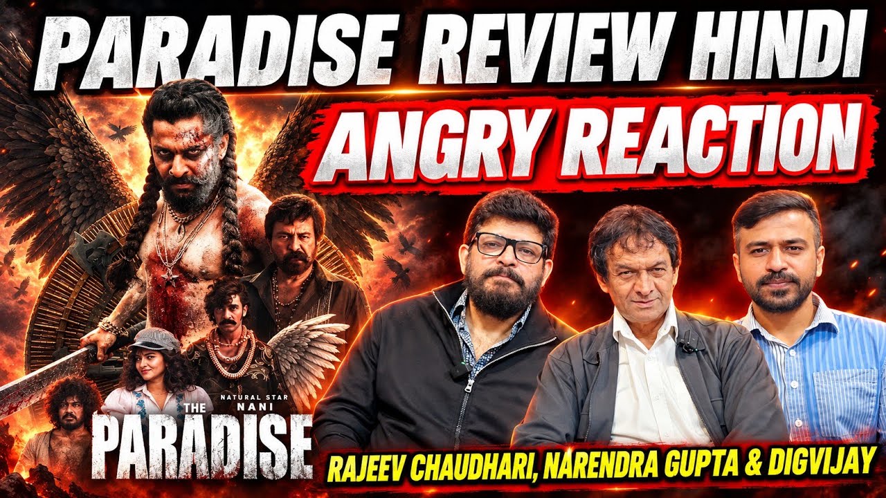 Paradise Movie Review Hindi | By Experts Rajeev Ji & Narendra Ji | Host Digvijay | Natural Star Nani