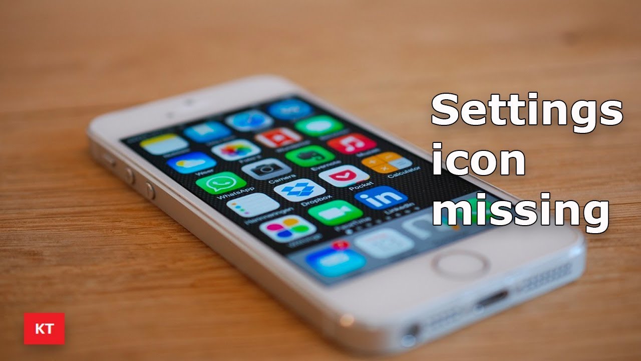Значок настроек отсутствует на главном экране вашего iPhone