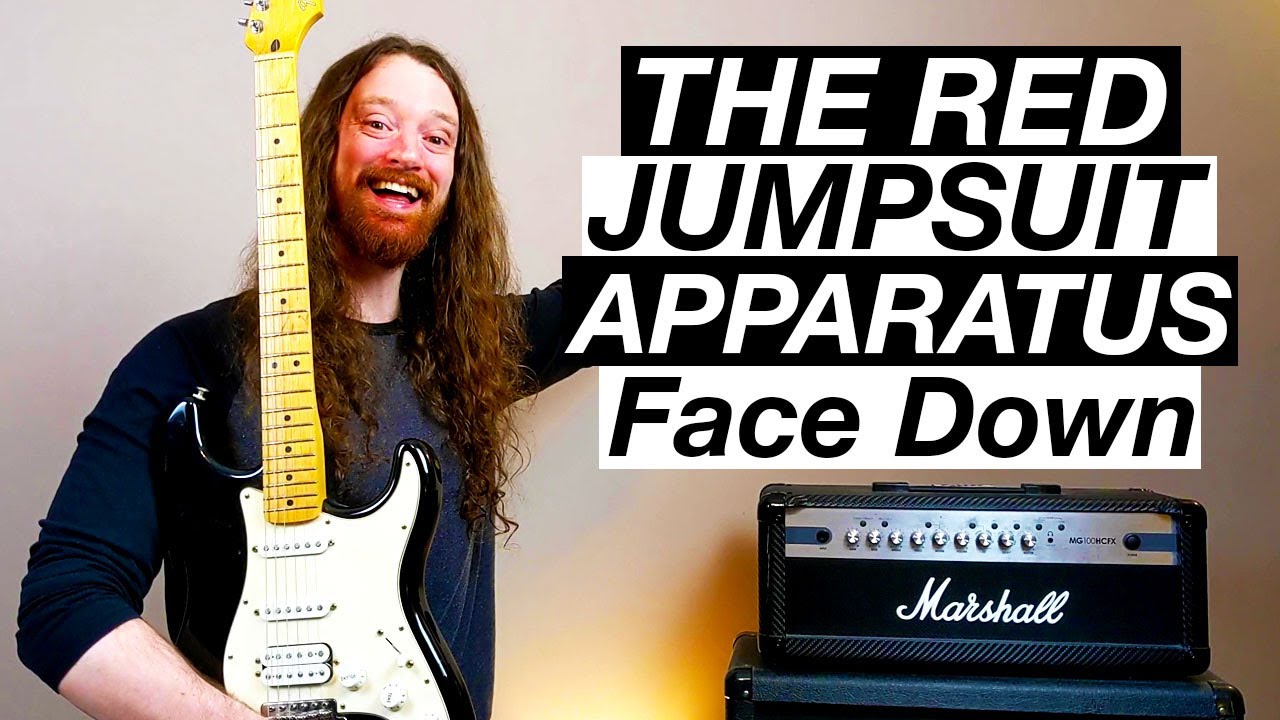 Face Down от The Red Jumpsuit Apparatus — урок и обучение игре на гитаре