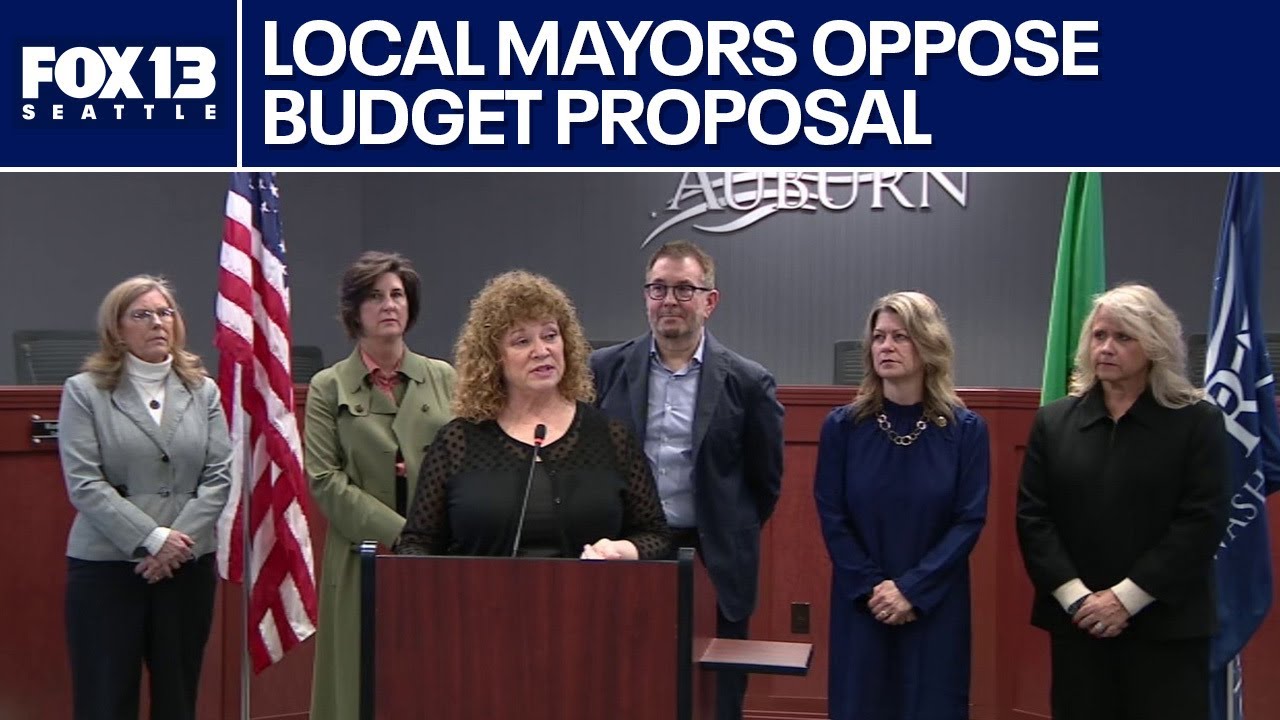Local WA mayors oppose tax proposals (Full Press Conference)