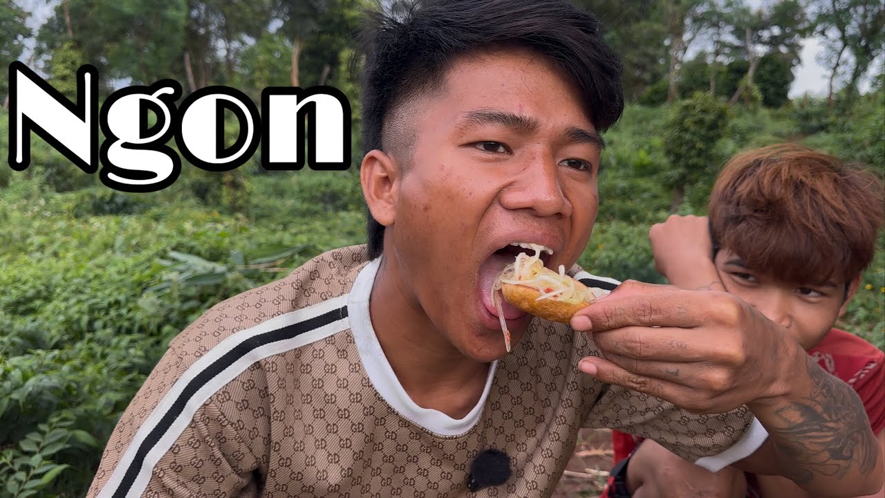 BÁNH PHÔNG TÔM | vỚI ĐU ĐỦ SIÊU CAY