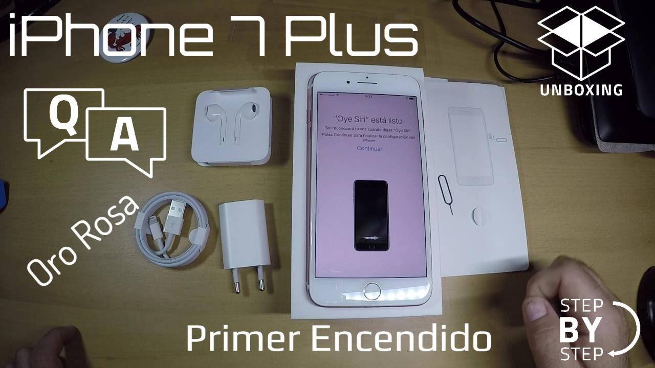 Unboxing iPhone 7 Plus + Primer Encendido en Español