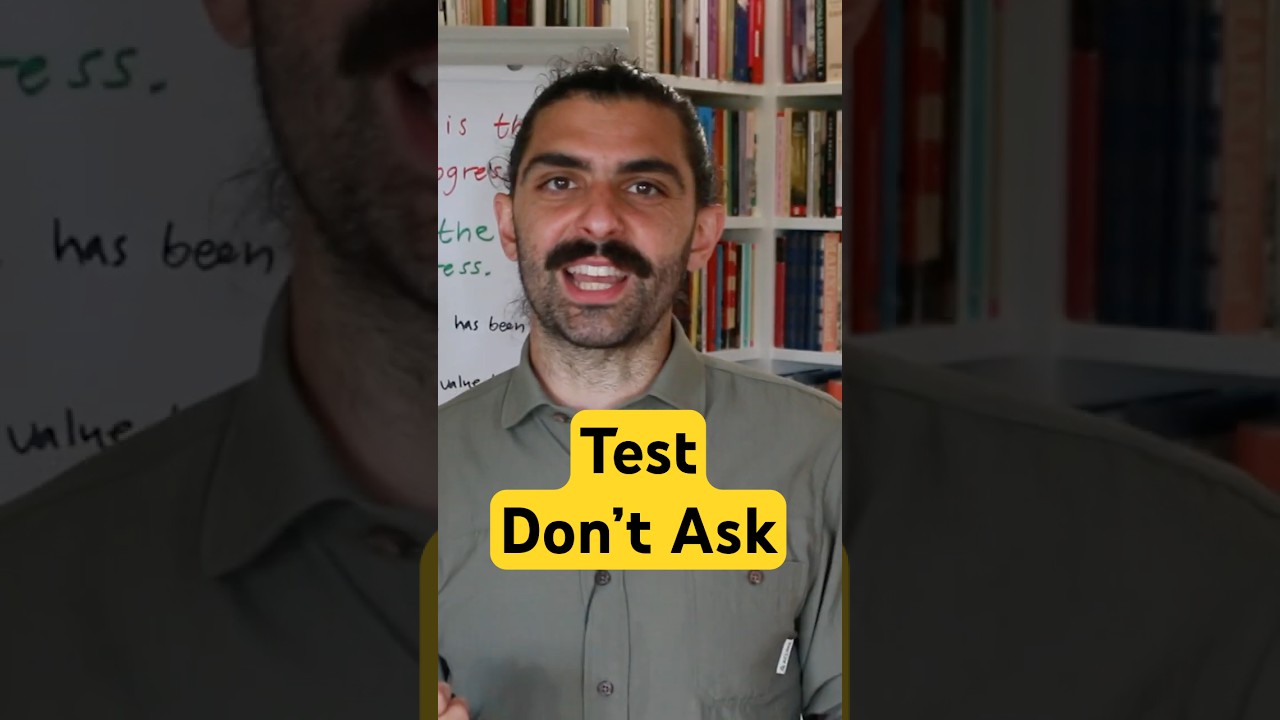 Test Don't Ask