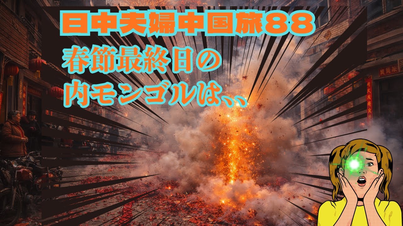 【中国】ep84　春節最終日の内モンゴルは、、
