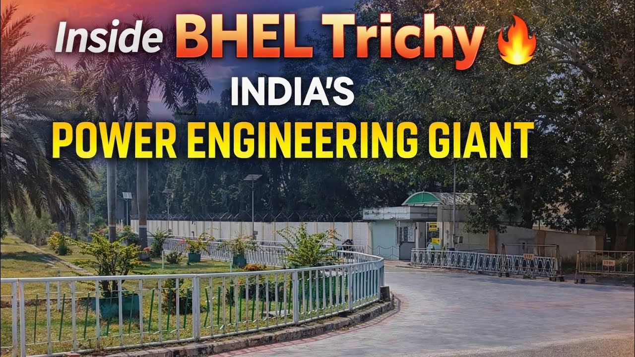 Inside BHEL Trichy 🔥 | India’s Power Engineering Giant