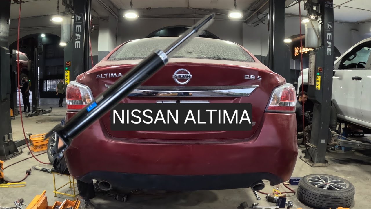 Reemplazo de amortiguador trasero ... Nissan Altima 2007-2018 (especificaciones de torque)