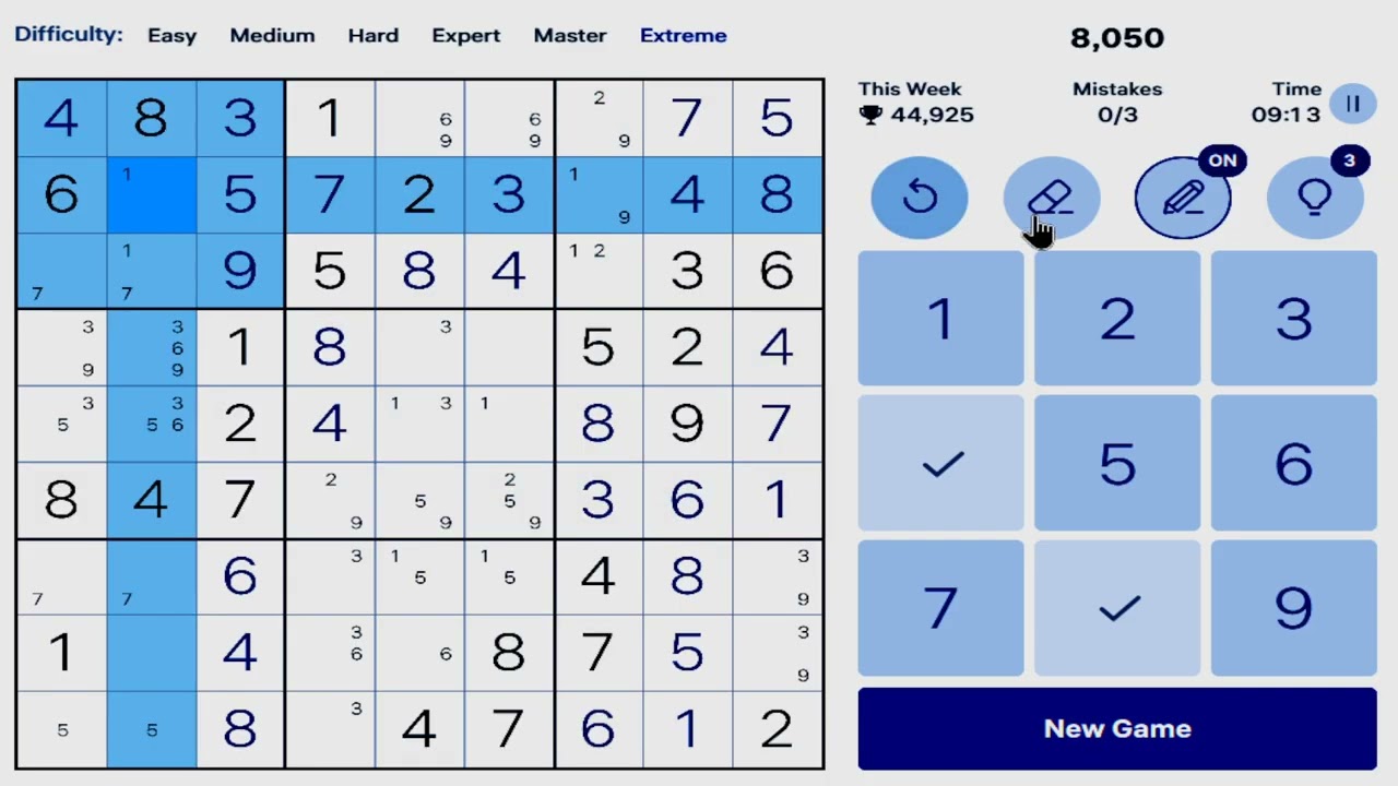 SUDOKU EXTREME THIEP 275