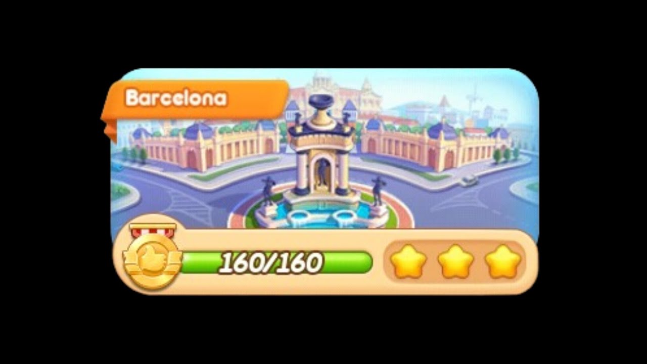 Cooking City game, Barcelona Bonus Level