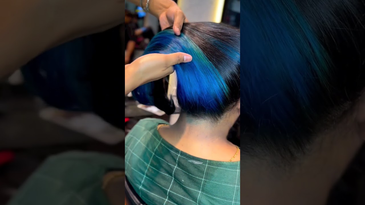 fashion hair highlight colour tutorial tranding Viral video//how to do fashion highlight colour//