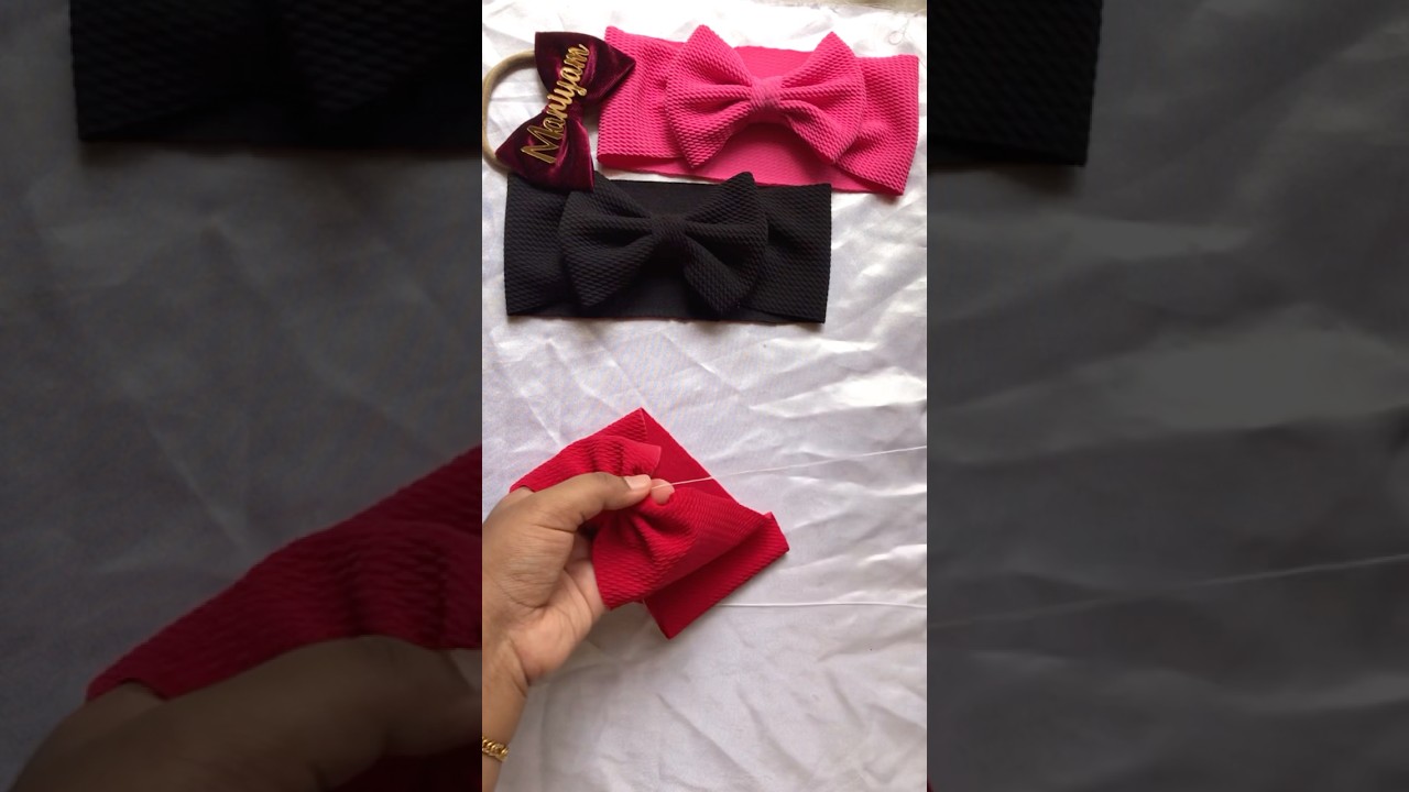 Baby Bow headband making#diy #trending #handmadebows