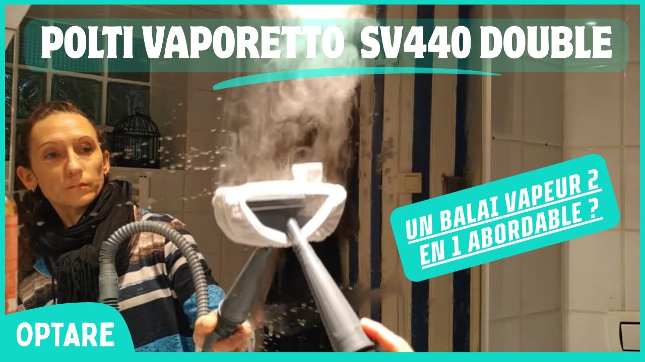 Test du Polti Vaporetto SV440 Double : Que vaut ce balai vapeur 2 en 1 abordable ?