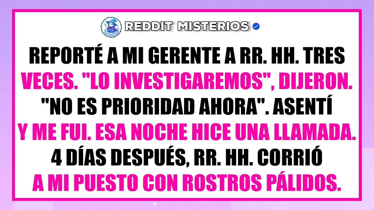 Recursos humanos dijo que mi queja contra el jefe no era prioridad, así que acudí al estado