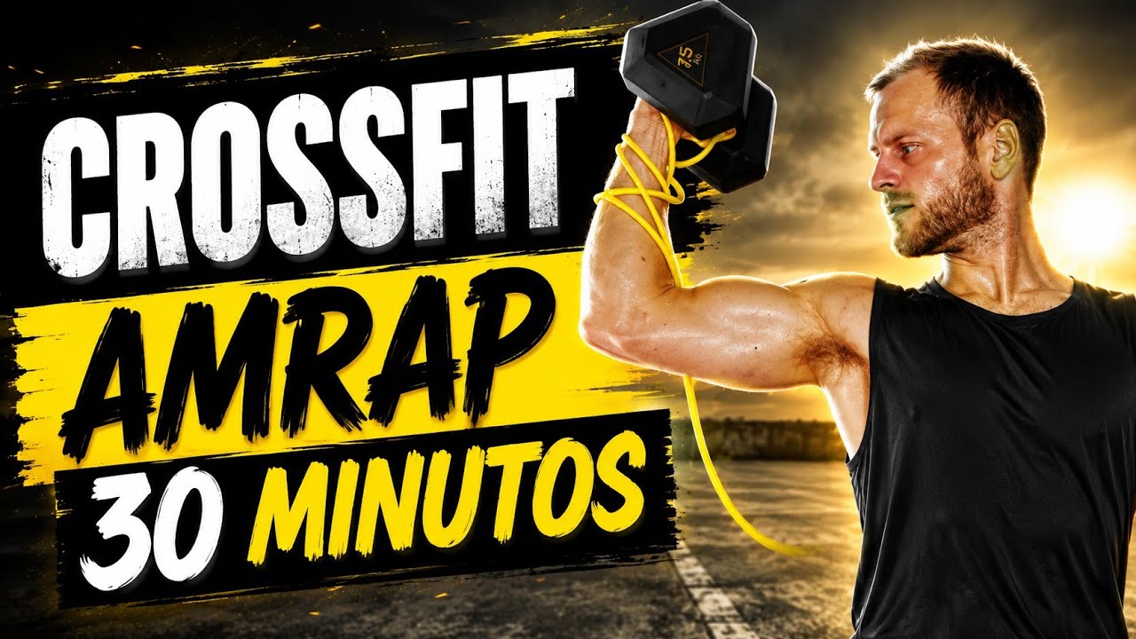 🔥 AMRAP 30 Min en Casa – CrossFit Intenso para Todo el Cuerpo
