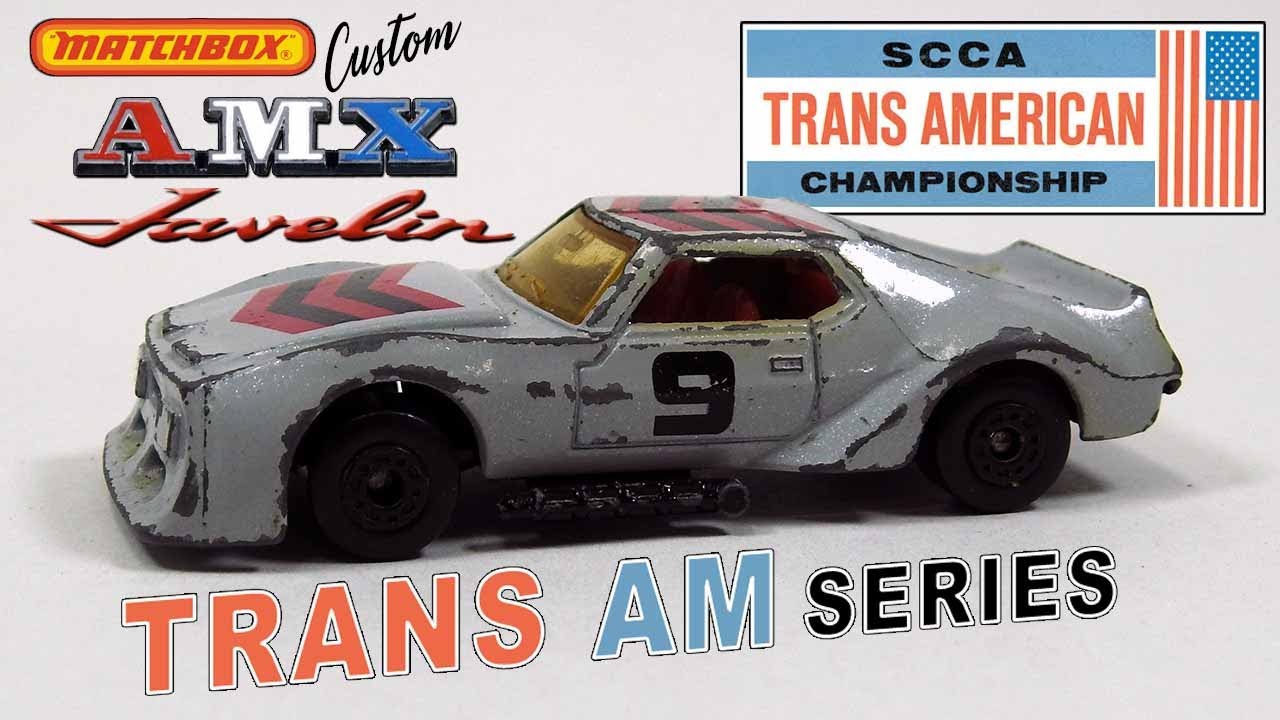 Matchbox Custom AMX Stocker | Javelin Trans Am Series Makeover
