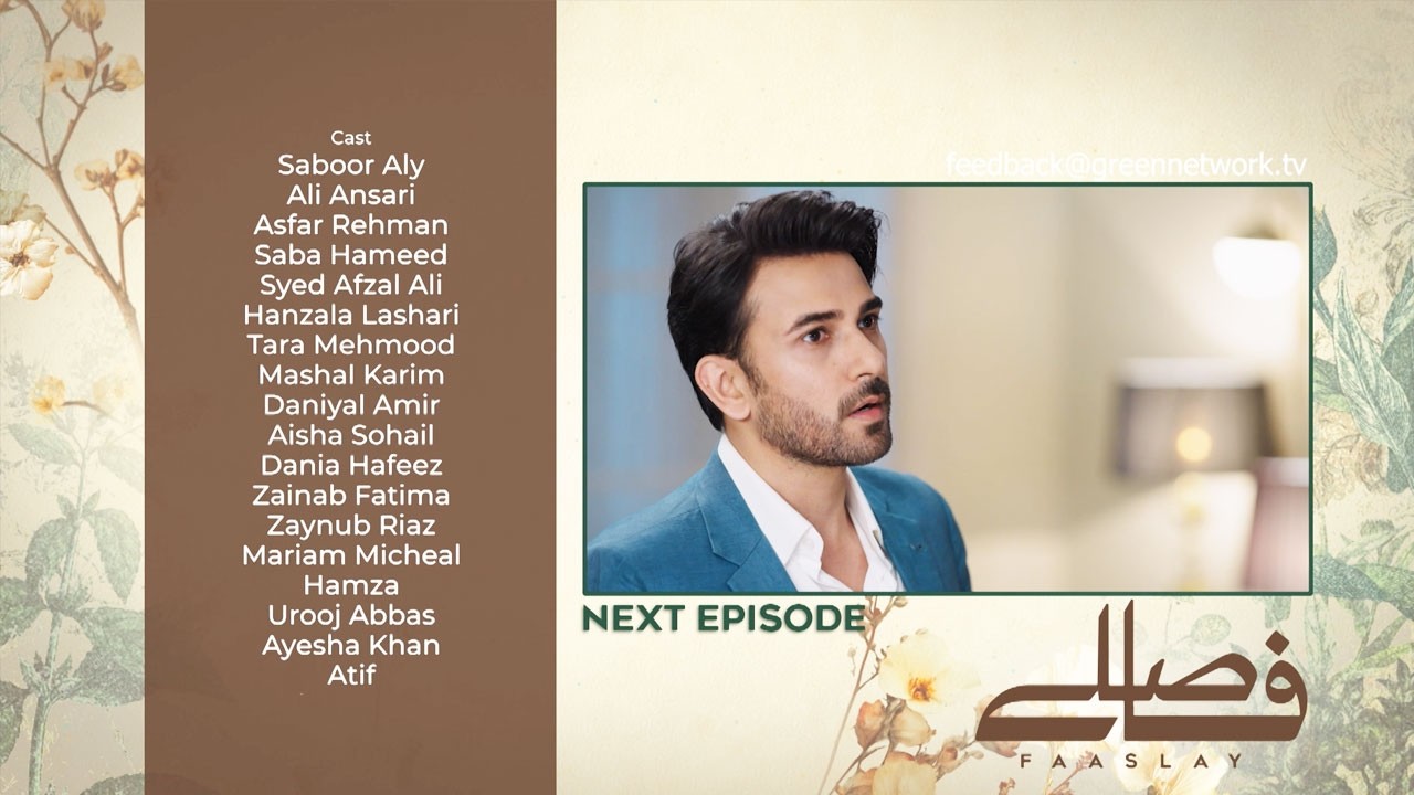 Faaslay Next Episode 47 | Ali Ansari | Saboor Aly | Multiverse Entertainment