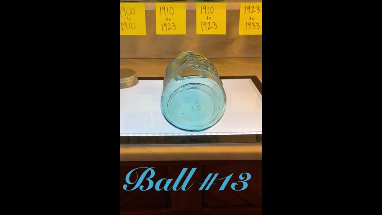 Antique Jar Collecting: The Myth & LIE of the Rare Unlucky 13 Ball Perfect Mason Fruit Jar