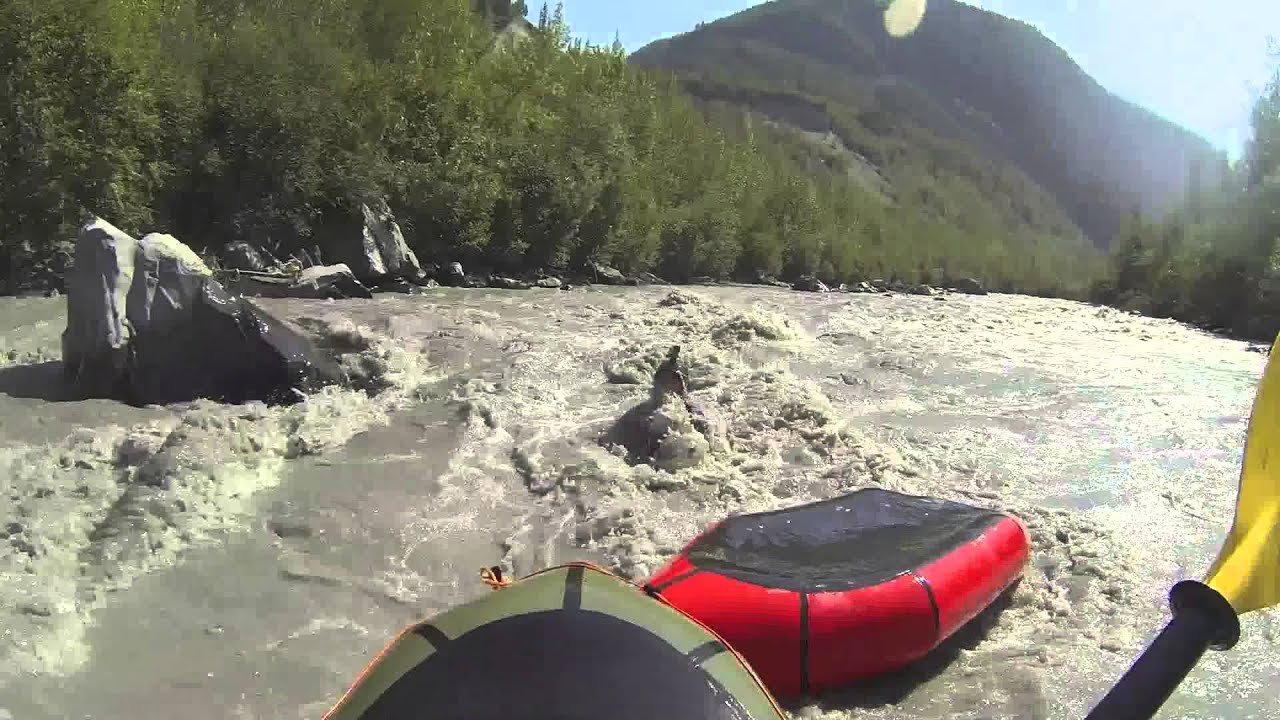 Packrafting & Kayaking Lions Head, Matanuska River Alaska 2013