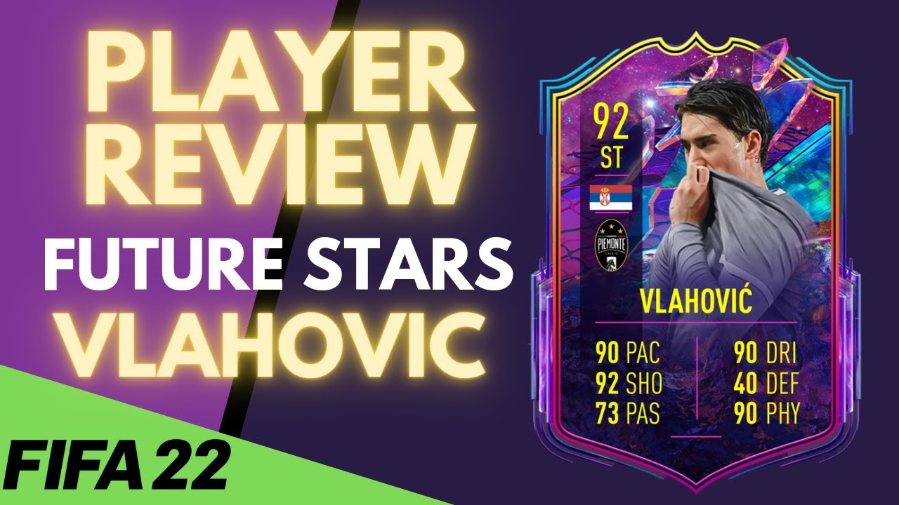 92 FUTURE STARS DUSAN VLAHOVIC FULL PLAYER REVIEW. JUST HOW GOOD IS HE? 🤔 FIFA 22 ULTIMATE TEAM