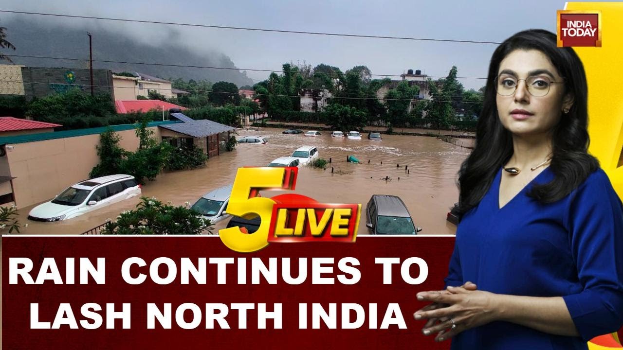 North India Floods: Heavy Rains Batter J&K, Himachal, Haryana; Delhi On Alert | India Today