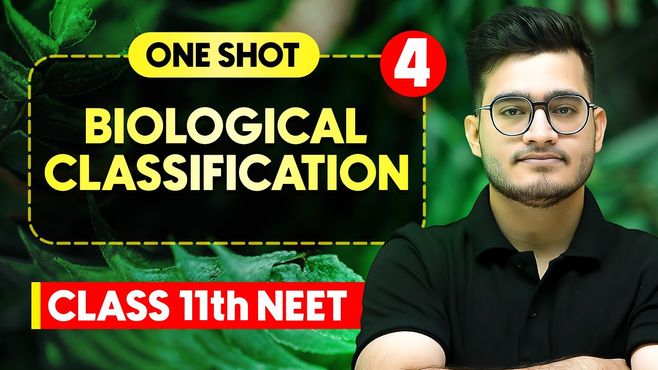 BIOLOGICAL CLASSIFICATION - Complete Chapter in One Video || Concepts+PYQs || Class 11th NEET
