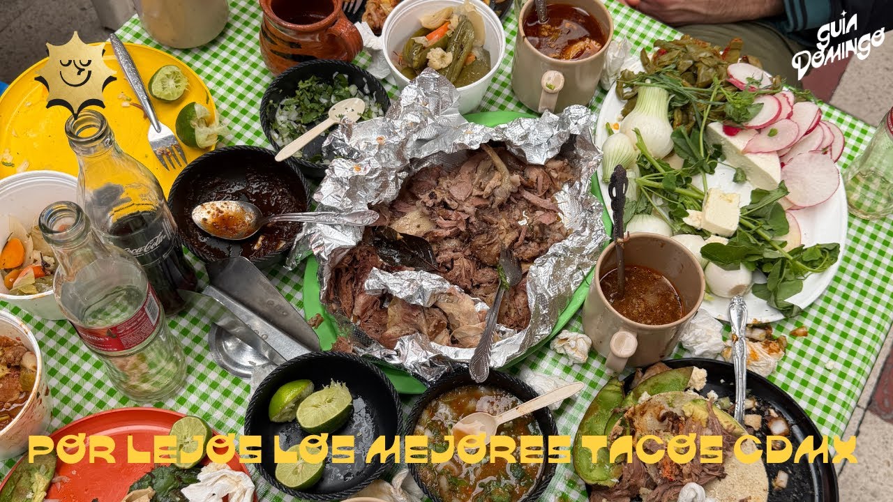 Por Lejos Los Mejores Tacos: CDMX |  BARBACOA LOS 3 REYES | GUÍA DOMINGO TACOS CDMX 