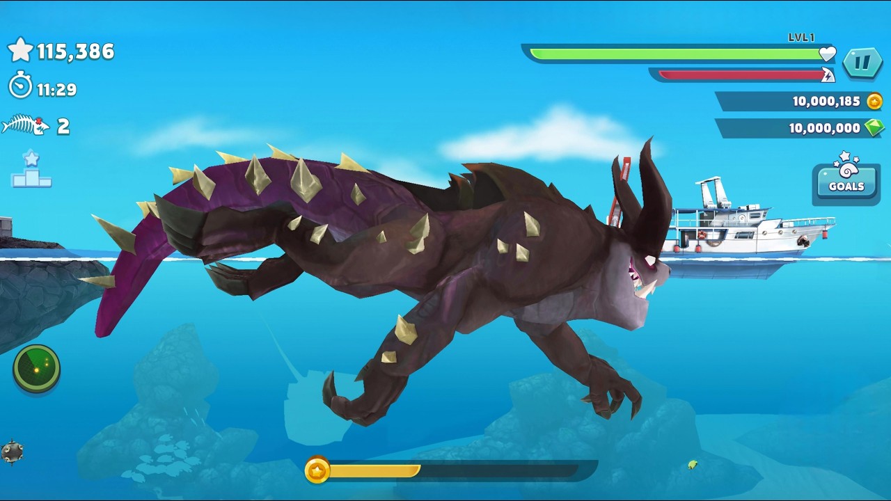 Hungry Shark Evolution - Giant Monster Enemy BEHELLMOUTH New Update - All 26 Sharks Unlocked