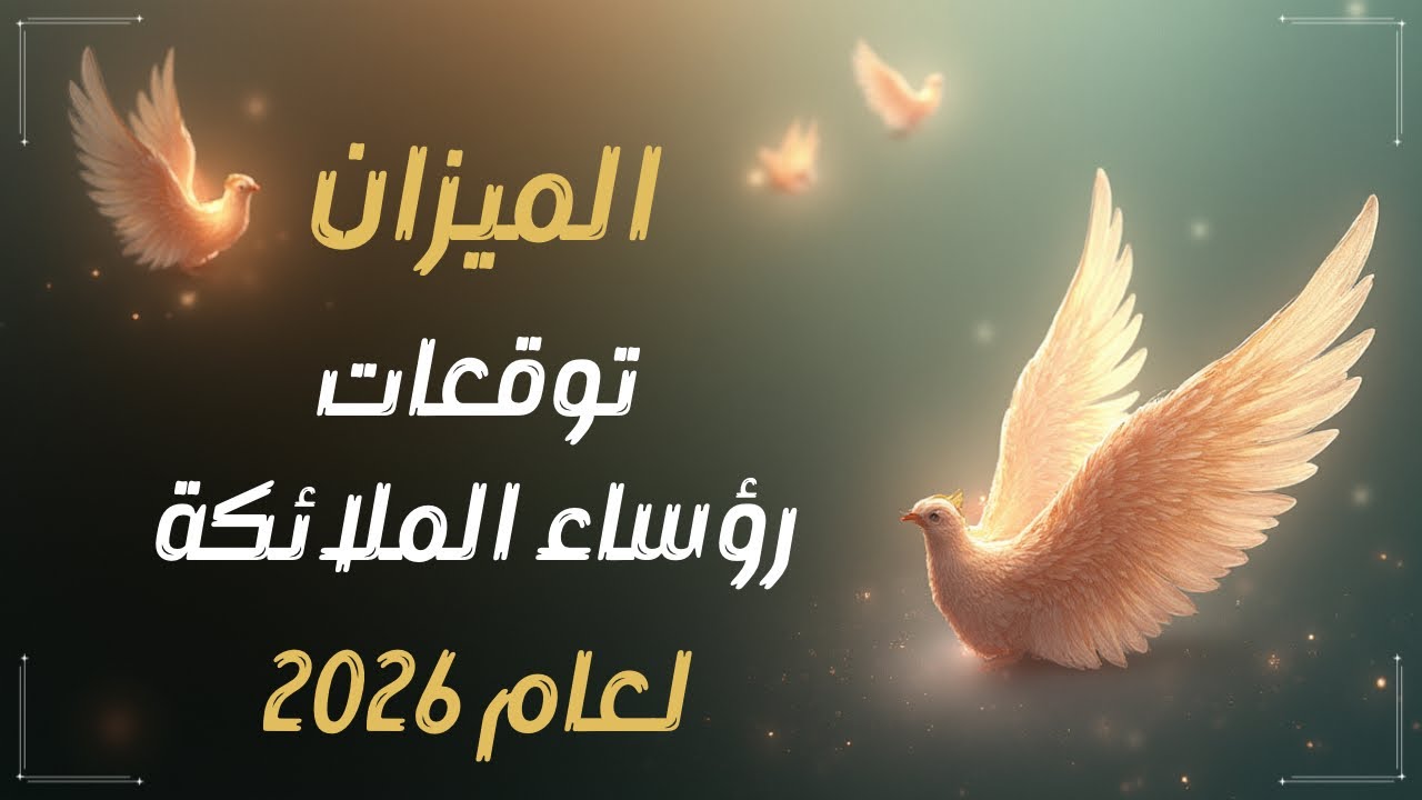 📜 الميزان ♎️ رسائل رؤساء الملائكة🪽 Arcangels لسنة 2026💫✨