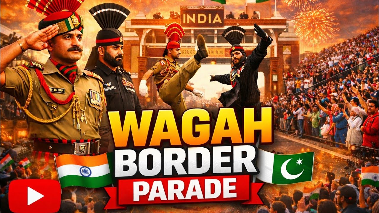 Wagah Border Parade 🇮🇳 | Suryansh with Family | Deshbhakti Full Experience🇮🇳 🎉